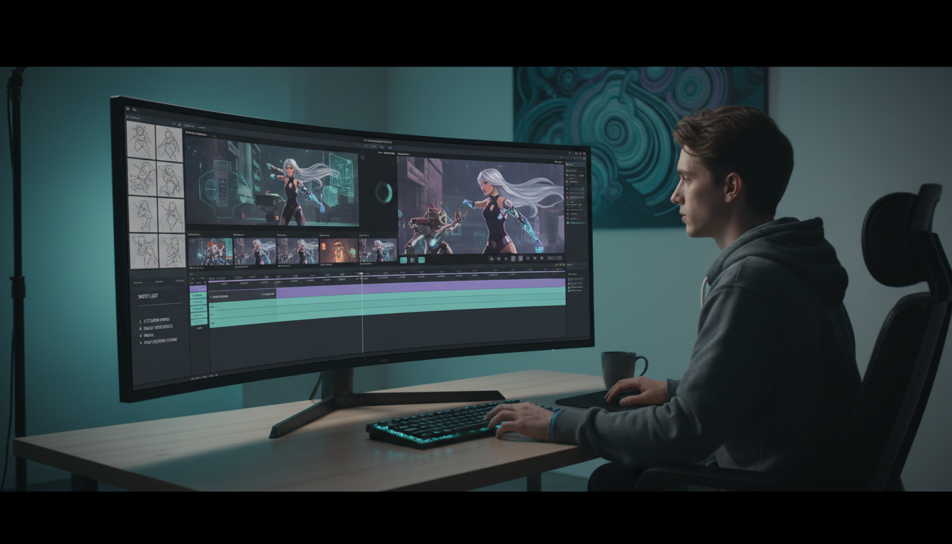 The Shot List Method: Turn One Idea Into 12 AI Video Clips You Can Actually Edit